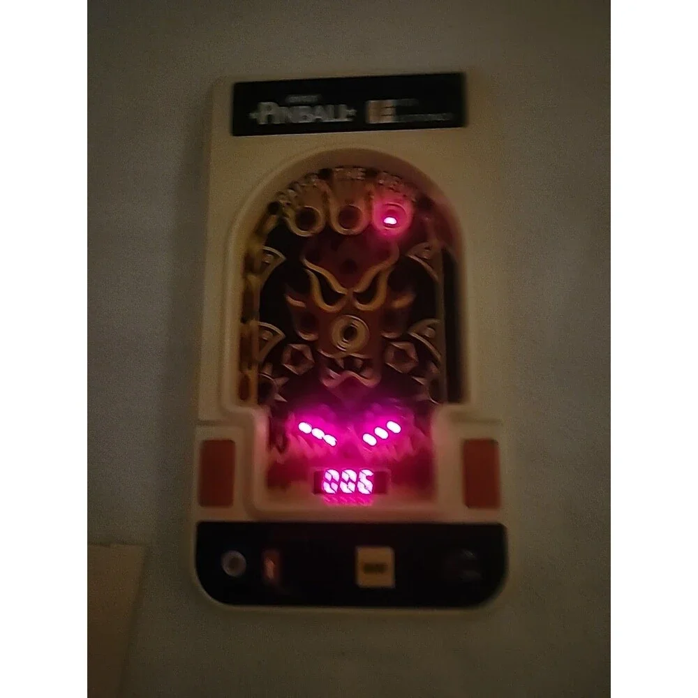 Game Raise the Devil Electronic Pinball 1980 Entex Electronics Handheld Vintage